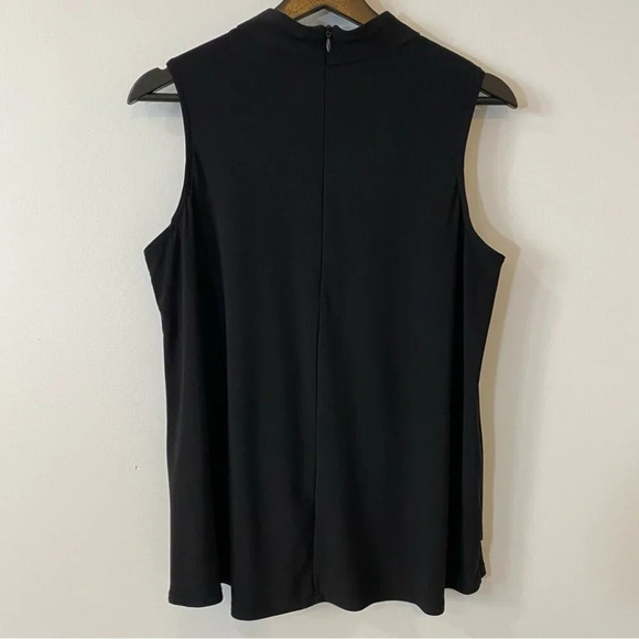 Cartise M Black High Neck Tank Top with Cut Out Design - Picture 15 of 15